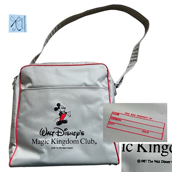 Disney Walt Disney's Magic Kingdom Club 1987 Tote Bag - Picture 1 of 6